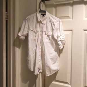 Rolled up Gap Kids collard shirt